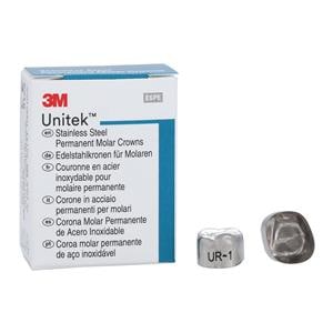 3M™ Unitek™ Crowns Size 1 1st Perm URM Replacement Crowns 5/Bx