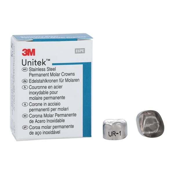 3M™ Unitek™ Crowns Size 1 1st Perm URM Replacement Crowns 5/Bx