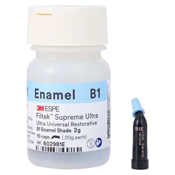 3M Filtek Supreme Ultra Universal Composite B1E Enamel Capsule Refill 10/Bt