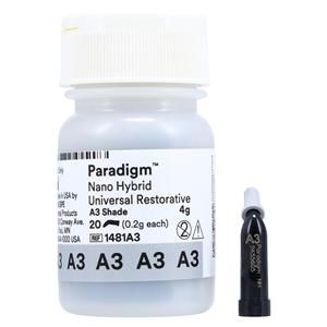 3M Paradigm Nano Hybrid Universal Composite A3 Capsule Refill 20/Pk