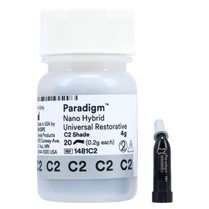3M Paradigm Nano Hybrid Universal Composite C2 Capsule Refill 20/Pk