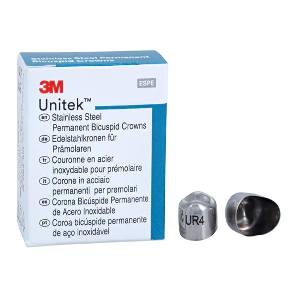 3M™ Unitek™ Crowns Size 4 1st Perm URB Replacement Crowns 5/Bx