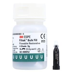 3M Filtek Bulk Fill Flowable Composite Universal Capsule Refill 15/Pk, 10 PK/CA
