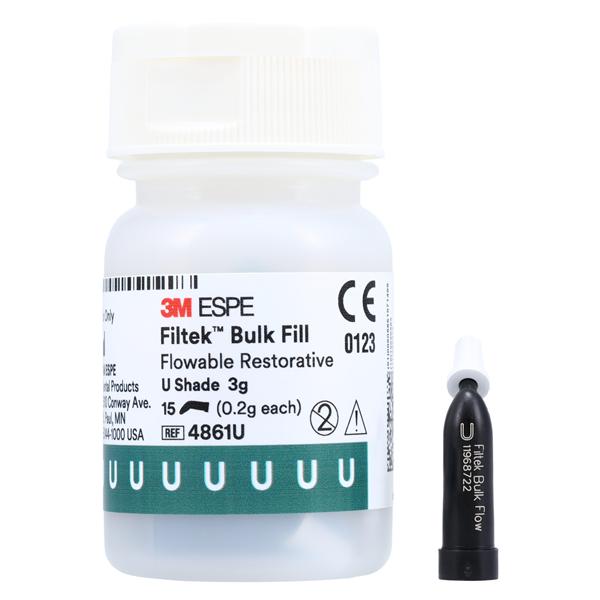 3M Filtek Bulk Fill Flowable Composite Universal Capsule Refill 15/Pk, 10 PK/CA