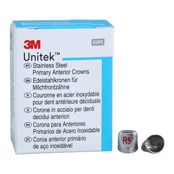 3M™ Unitek™ Crowns Size 5UR Primary Anterior Upper Right Lateral Refill 5/Bx
