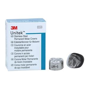 3M™ Unitek™ Crowns Size 5 1st Perm URM Replacement Crowns 5/Bx