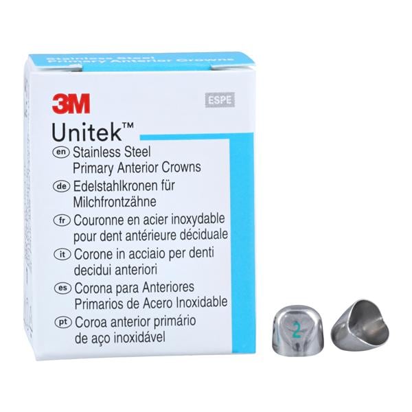 3M™ Unitek™ Crowns Size 2U Primary Anterior Upper Cuspid Replacement Crowns 5/Bx