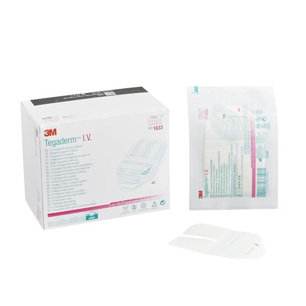 Tegaderm Film IV/Frame Style Dressing 2-3/4x3-1/4" Sterile Adhesive Trans LF