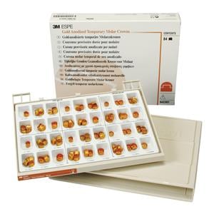 3M™ Unitek™ Crowns Size Assorted Molar Set 72/Bx