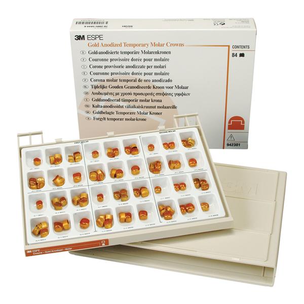 3M™ Unitek™ Crowns Size Assorted Molar Set 72/Bx