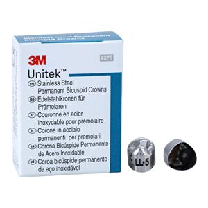 3M™ Unitek™ Crowns Size 5 1st Perm LLB Replacement Crowns 5/Bx