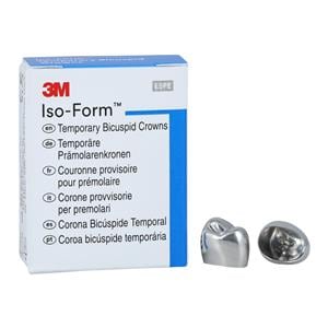 3M™ Iso-Form™ Temporary Crowns Size U44 1st URB Replacement Crowns 5/Bx