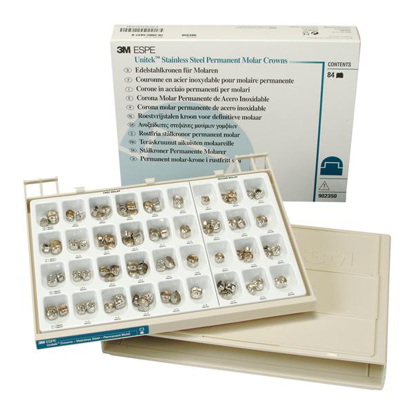 3M™ Unitek™ Crowns Size Assorted Permanent Molar Set 80/Bx