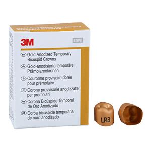 3M™ Unitek™ Crowns Size 3 2nd Lower Right Bicuspid Replacement Crowns 5/Bx