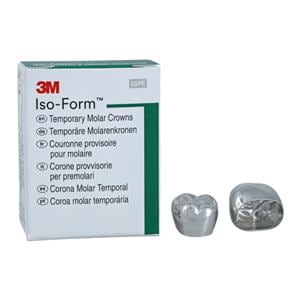 3M™ Iso-Form™ Temporary Crowns Size U77 2nd UL Mol Replacement Crowns 5/Bx