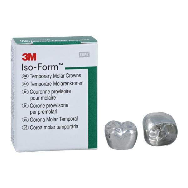 3M™ Iso-Form™ Temporary Crowns Size U67 1st ULM Replacement Crowns 5/Bx