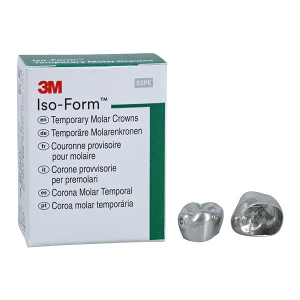 3M™ Iso-Form™ Temporary Crowns Size U70 2nd UR Mol Replacement Crowns 5/Bx