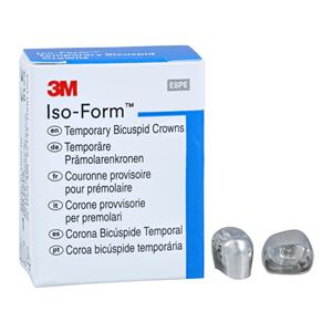 3M™ Iso-Form™ Temporary Crowns Size U53 2nd UL Bic Replacement Crowns 5/Bx