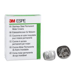 3M Crowns Size 6UL3 1st Permanent Upper Left Molar Replacement Crowns 5/Bx