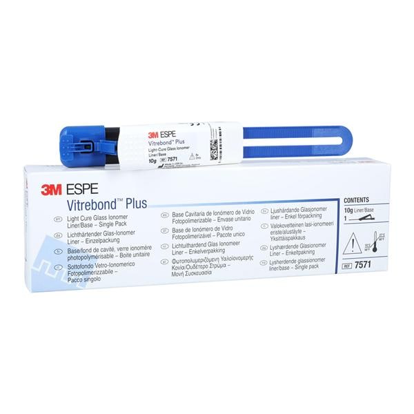 3M Vitrebond Plus Glass Ionomer Base / Liner Neutral Single Pack Ea