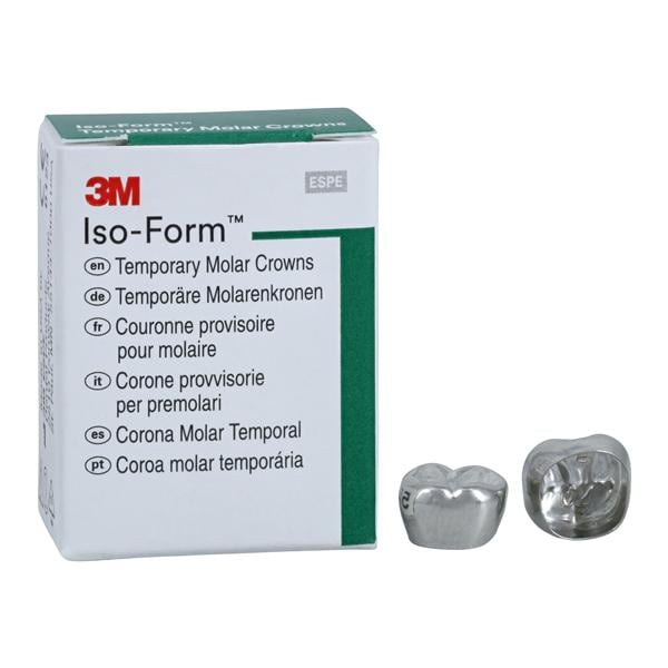 3M™ Iso-Form™ Temporary Crowns Size L70 2nd LRM Replacement Crowns 5/Bx
