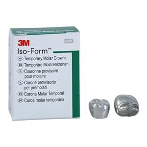 3M™ Iso-Form™ Temporary Crowns Size U71 2nd UL Mol Replacement Crowns 5/Bx