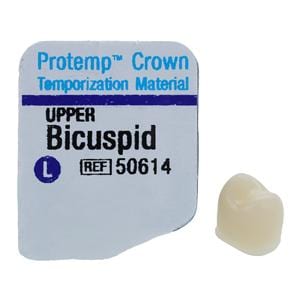 3M Protemp Crowns Size 14 Upper Large Bicuspid Refill 5/Pk