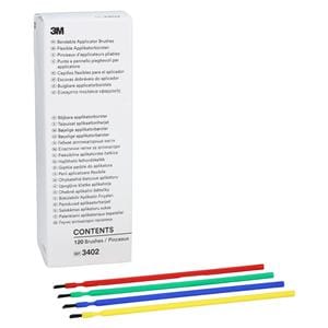 3M Bendable Brushes Blue/Green/Yellow/Red Regular 120/Bx