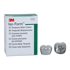 3M™ Iso-Form™ Temporary Crowns Size L76 2nd LRM Replacement Crowns 5/Bx