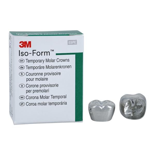3M™ Iso-Form™ Temporary Crowns Size L76 2nd LRM Replacement Crowns 5/Bx