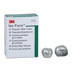 3M™ Iso-Form™ Temporary Crowns Size U75 2nd UL Mol Replacement Crowns 5/Bx