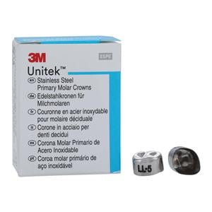 3M™ Unitek™ Crowns Size 5 1st Primary Lower Left Molar Replacement Crowns 5/Bx