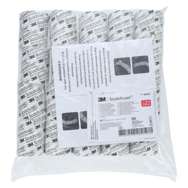 Scotchcast Wet/Dry Padding White 3"x4yd