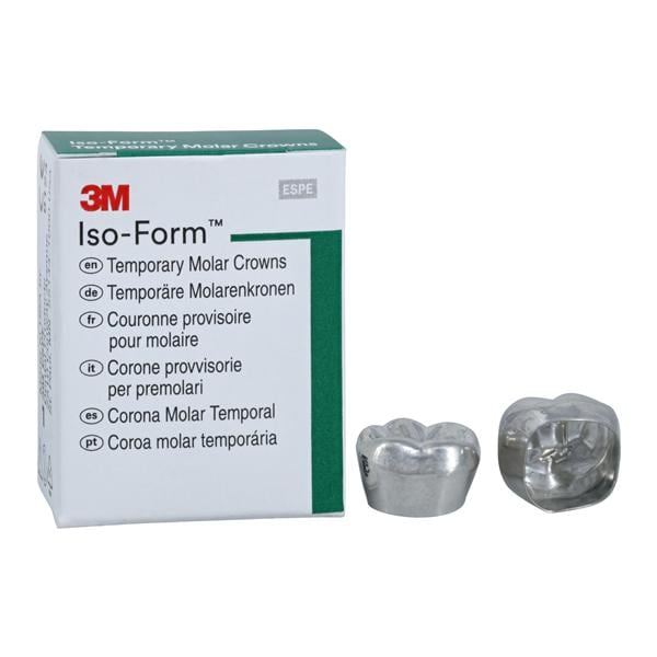 3M™ Iso-Form™ Temporary Crowns Size L69 1st LLM Replacement Crowns 5/Bx