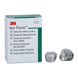 3M™ Iso-Form™ Temporary Crowns Size U74 2nd UR Mol Replacement Crowns 5/Bx