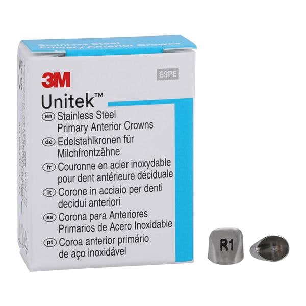 3M™ Unitek™ Crowns Size 1UR Primary Anterior Upper Right Central Refill 5/Bx