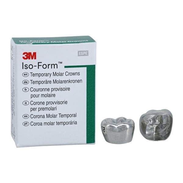3M™ Iso-Form™ Temporary Crowns Size L68 1st LRM Replacement Crowns 5/Bx