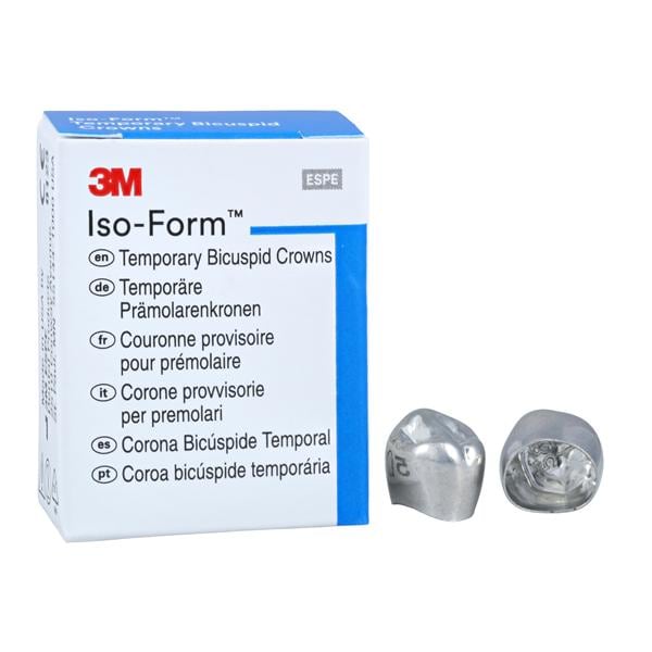 3M™ Iso-Form™ Temporary Crowns Size L58 2nd LRB Replacement Crowns 5/Bx