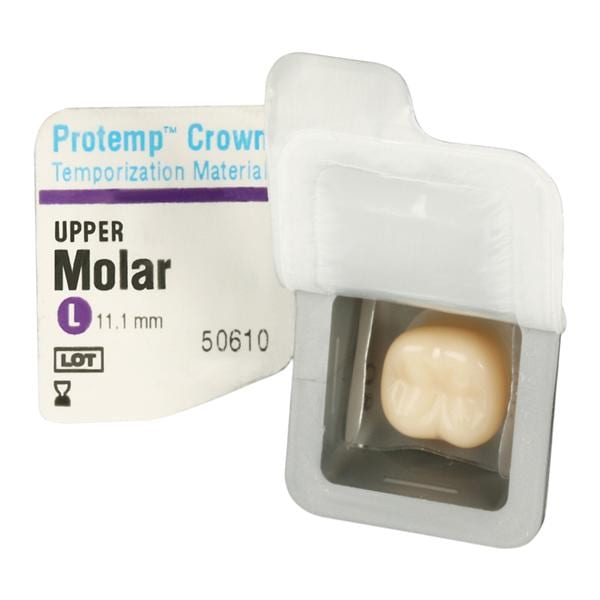 3M™ Protemp™ Crowns Size 10 Upper Large Molar Refill 5/Pk