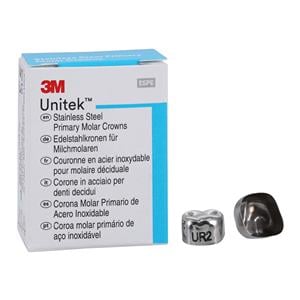 3M™ Unitek™ Crowns Size 2 2nd Primary Upper Right Molar Replacement Crowns 5/Bx