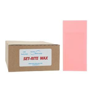 Set-Rite Set Up Wax Sheet Pink Ea