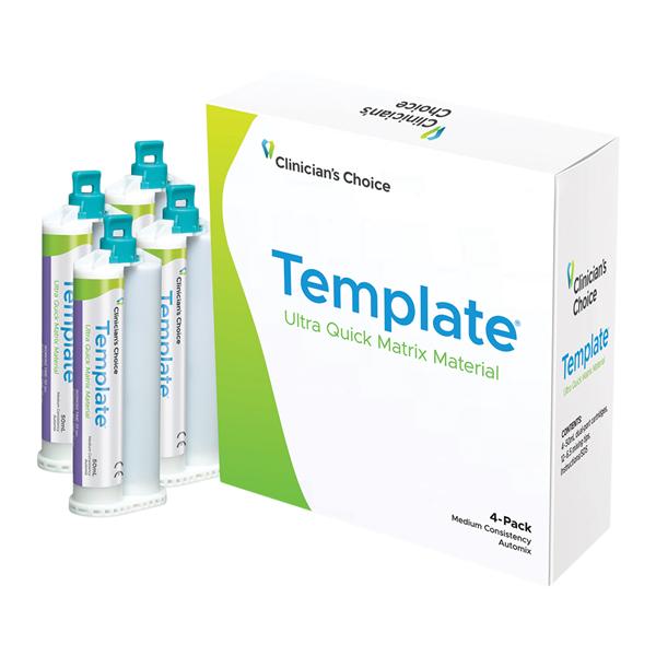 Template Ultra Quick Matrix Material 30 Second Set Unflavored 4/Pk