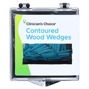 Contoured Wood Wedges Contoured Wedges Size 12 Refill Package 100/Pk