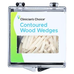 Contoured Wood Wedges Contoured Wedges Size 17 Refill Package 100/Pk