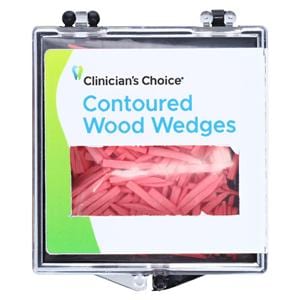 Contoured Wood Wedges Contoured Wedges Size 11 Bulk Package 400/Pk