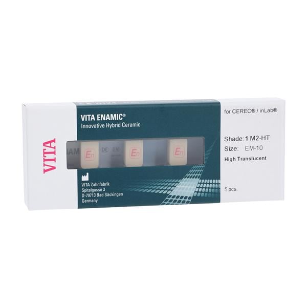 VITA ENAMIC HT Milling Blocks High Translucency 10 1M2 For CEREC 5/Pk