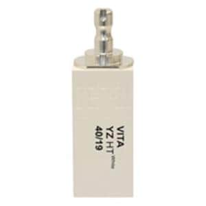 VITA YZ HT Milling Blocks High Translucency YZ-40/19 White For CEREC 2/Pk