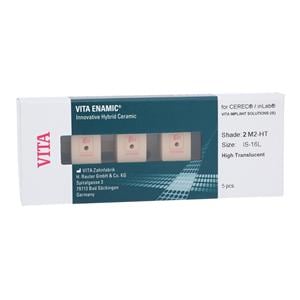 VITA ENAMIC IS HT Milling Blocks High Translucency 16L 2M2 For CEREC 5/Pk