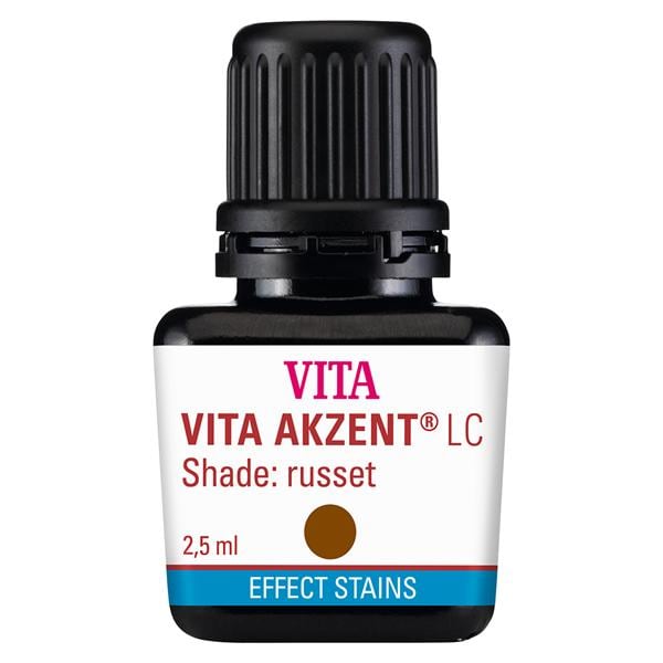 VITA AKZENT LC Shade Modification Stain Shade Russet 2.5 mL 2.5ml/Ea
