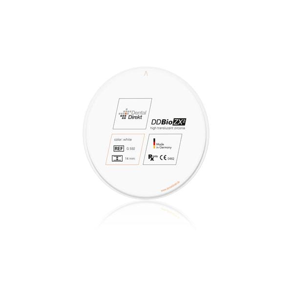 DD BIO Z HT Zirconia CAD Disc White 98x18mm Ea